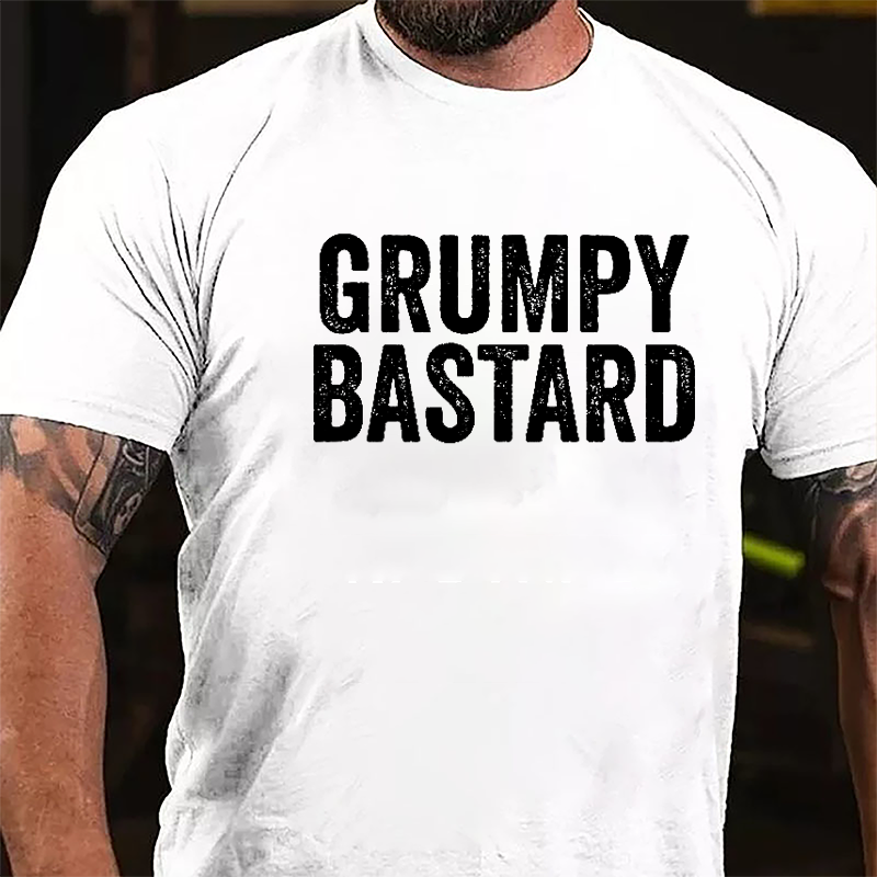 Grumpy Bastard Men's Cotton T-shirt