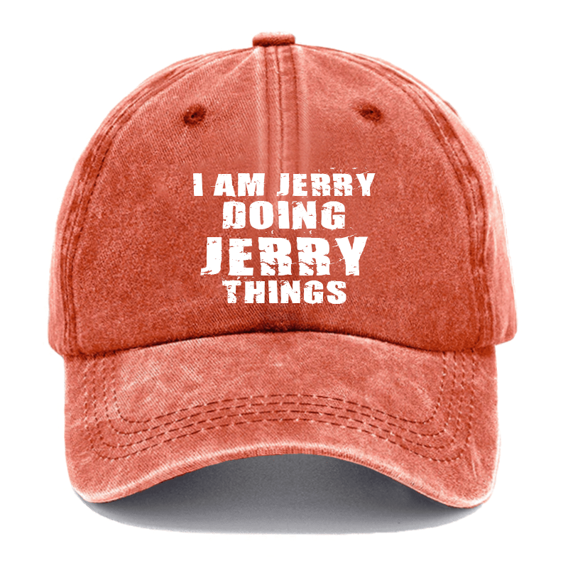 I Am Jerry Doing Jerry Things Cap