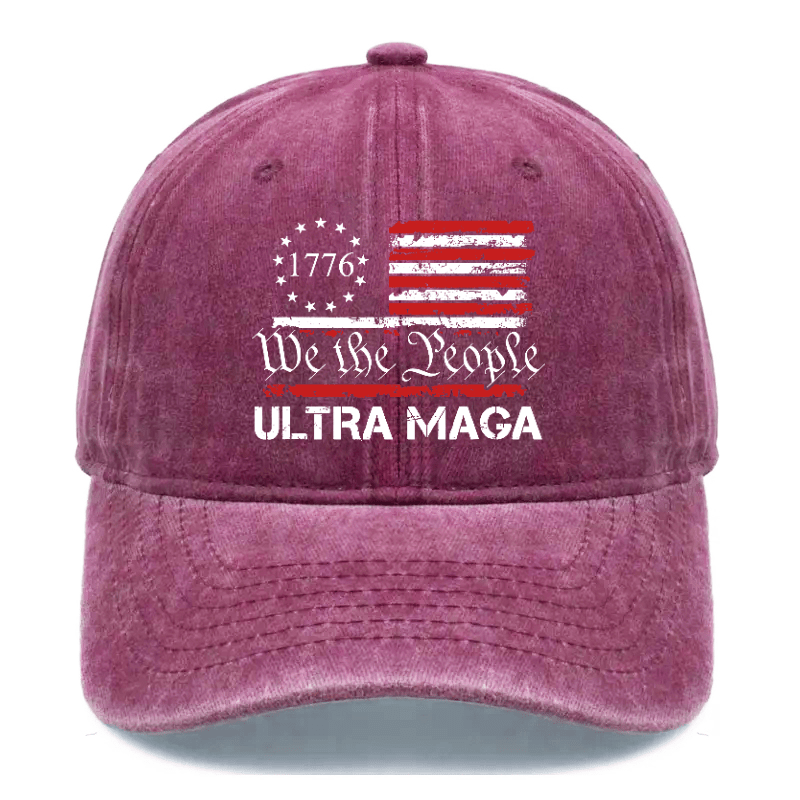 Maturelion 1776 We The People American Flag Ultra Maga Cap