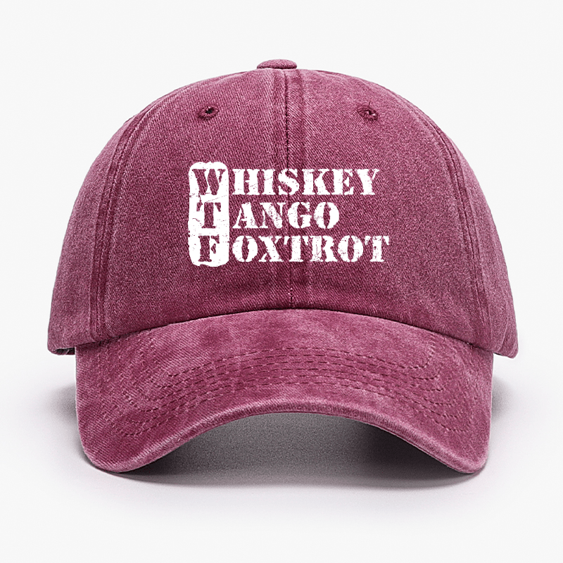 WTF - Whiskey Tango Foxtrot Cap