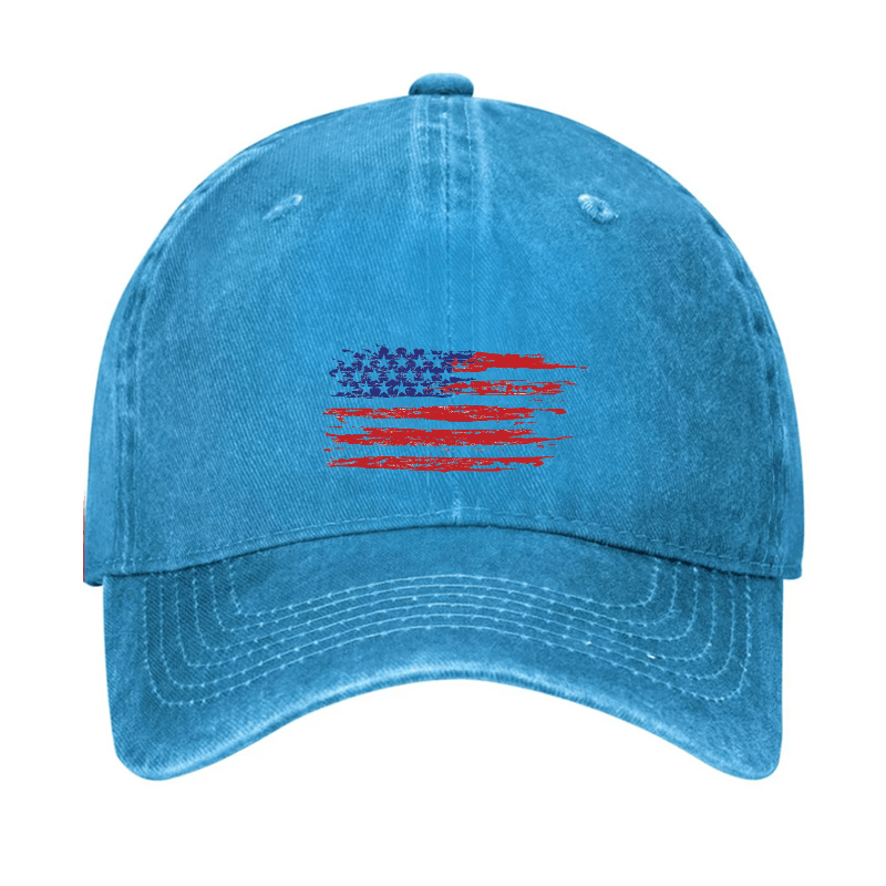 Colorful Flag Print Cap