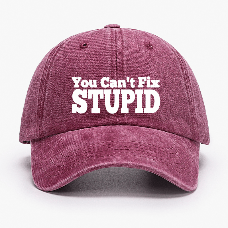 You Can't Fix Stupid Cap