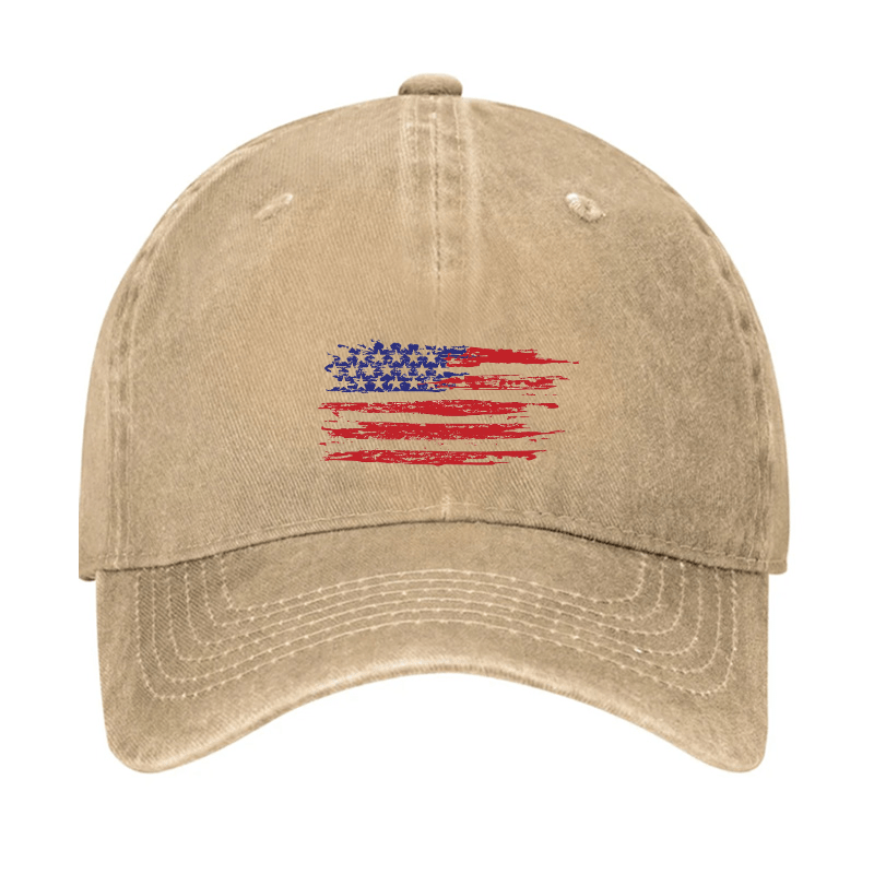 Colorful Flag Print Cap