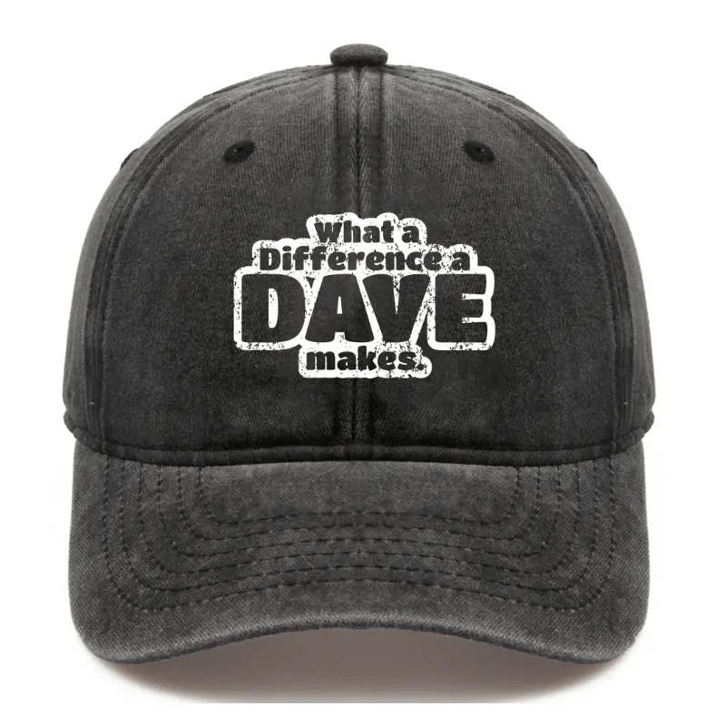 What A Difference A Dave Makes Cap