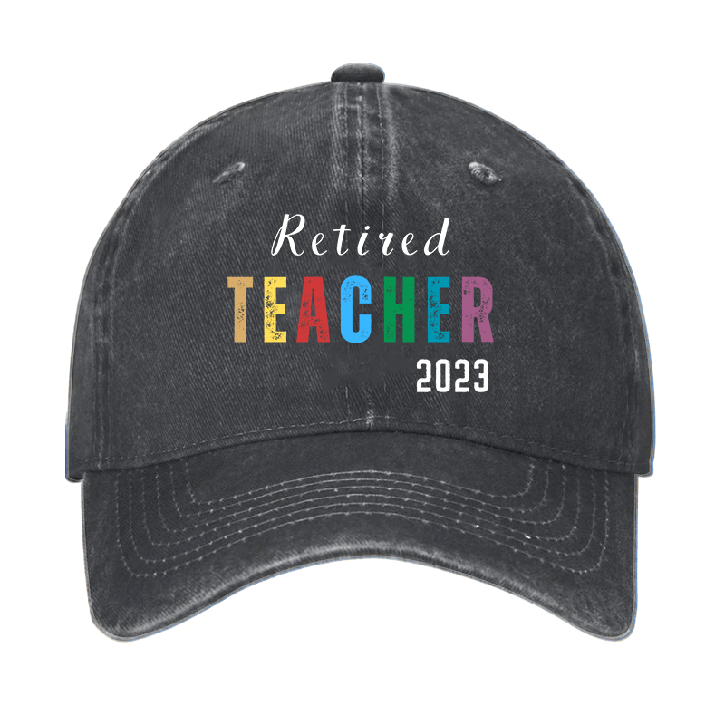 Retired Teacher 2023 Cap