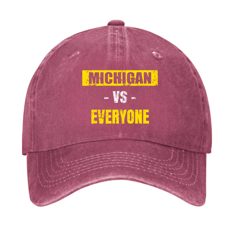 Michigan Vs Everyone Pride Baseball Cap