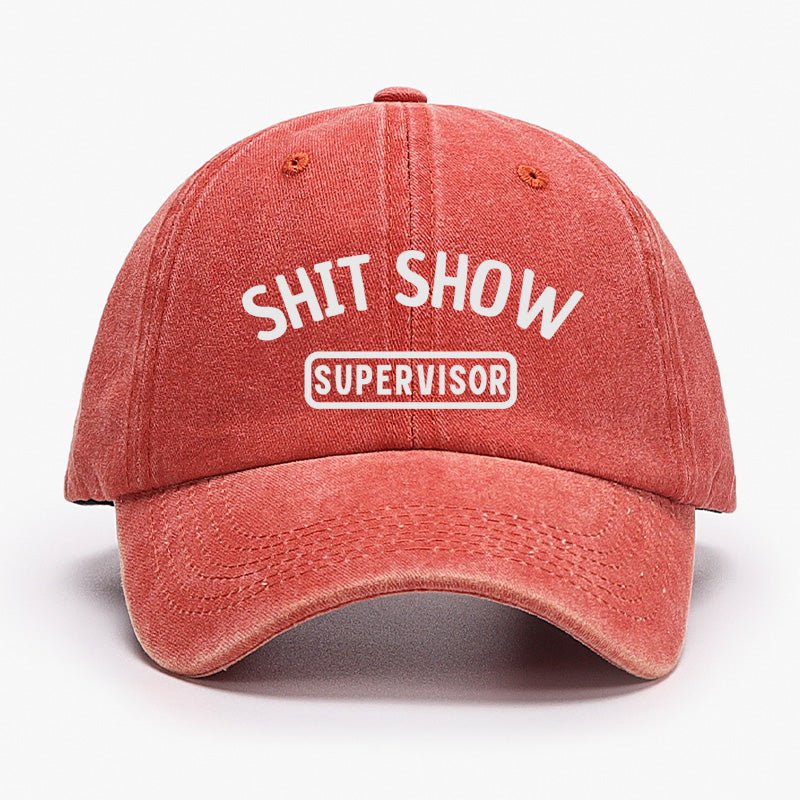 Shit Show Supervisor Funny Cap