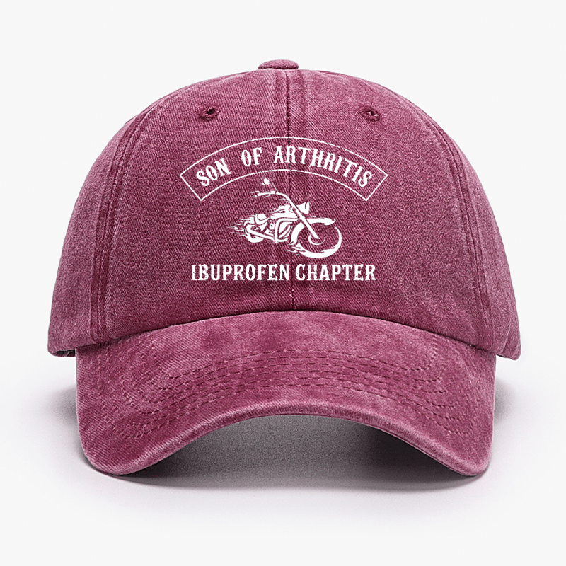 Sons Of Arthritis Ibuprofen Chapter Funny Biker Cap