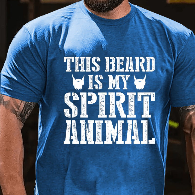 This Beard Is My Spirit Animal Cotton T-shirt