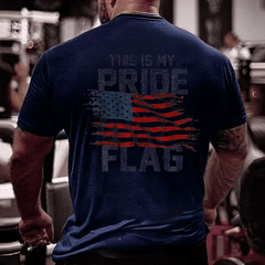 This Is My Pride USA Flag Cotton T-shirt