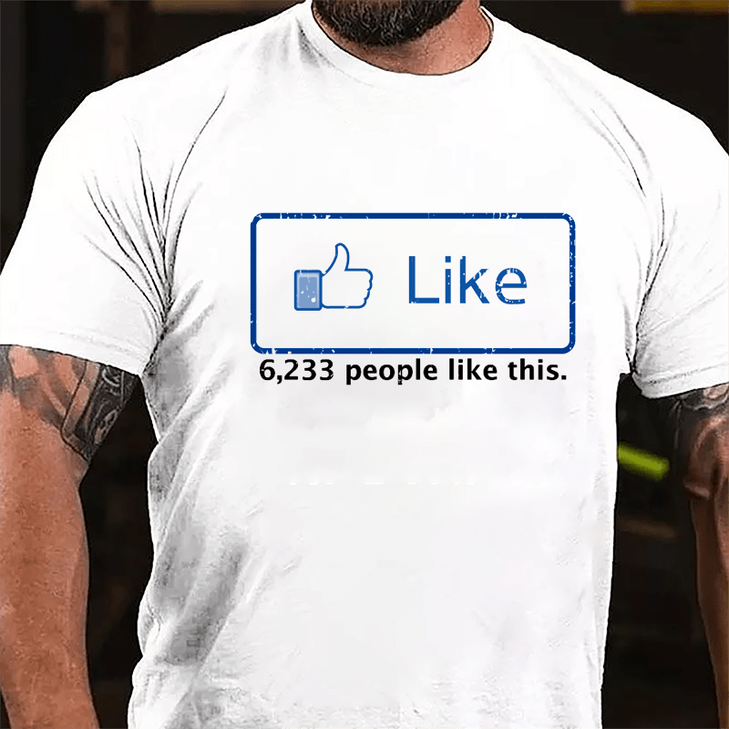 Facebook Like Cotton T-Shirt