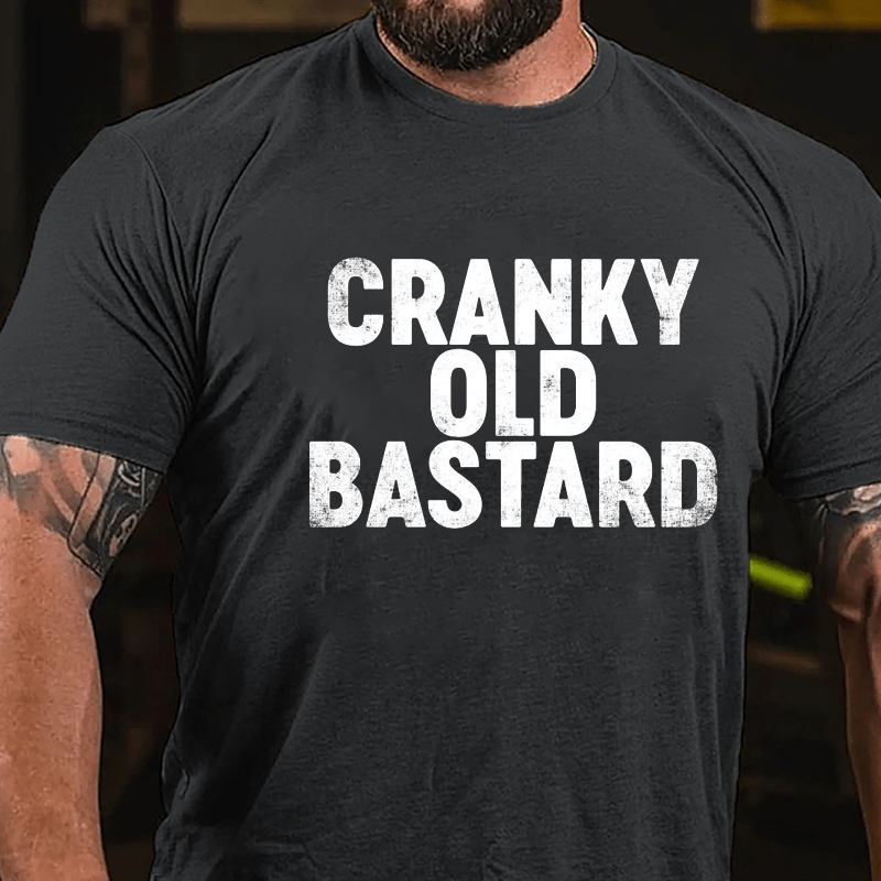 Cranky Old Bastard Cotton T-shirt