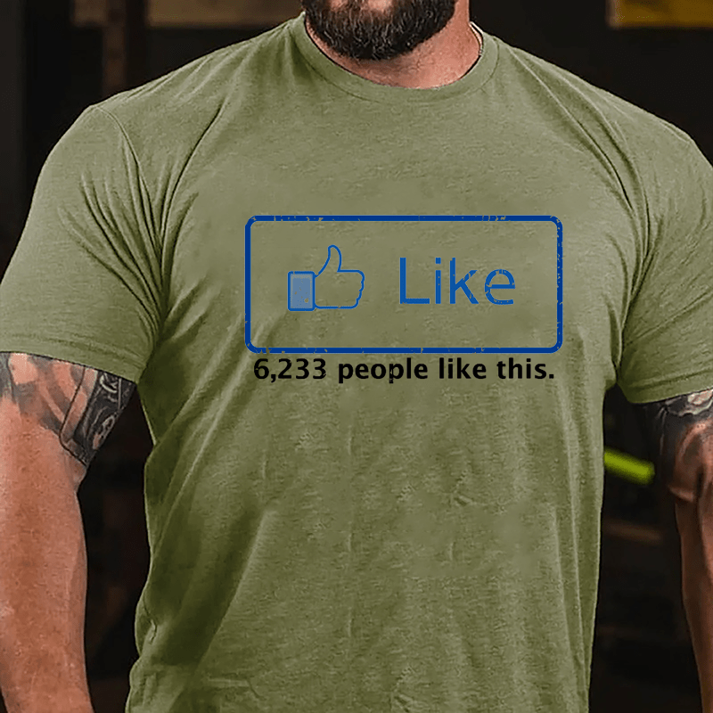 Facebook Like Cotton T-Shirt