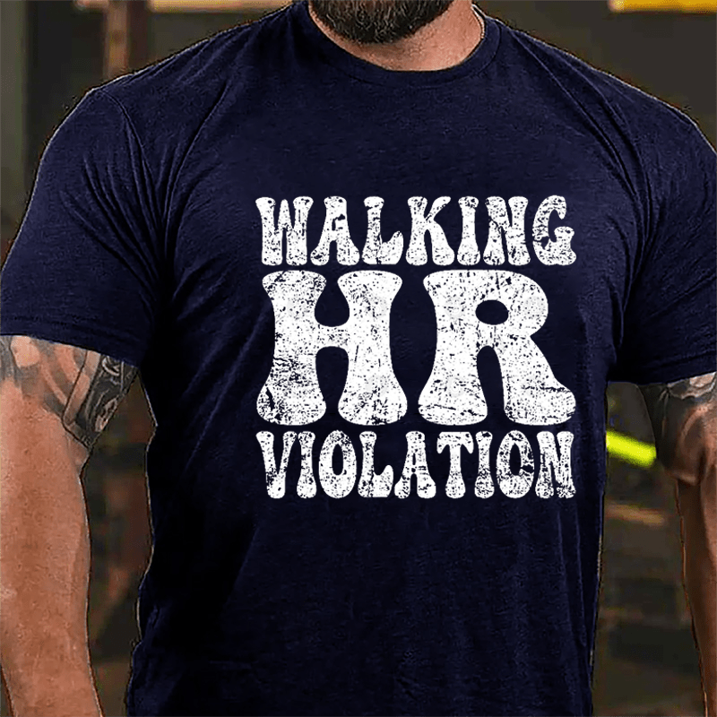 Men's Walking HR Violation Cotton T-shirt