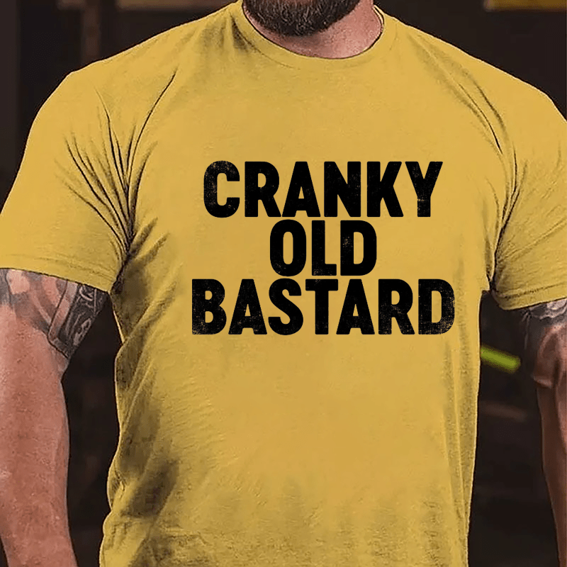 Cranky Old Bastard Cotton T-shirt