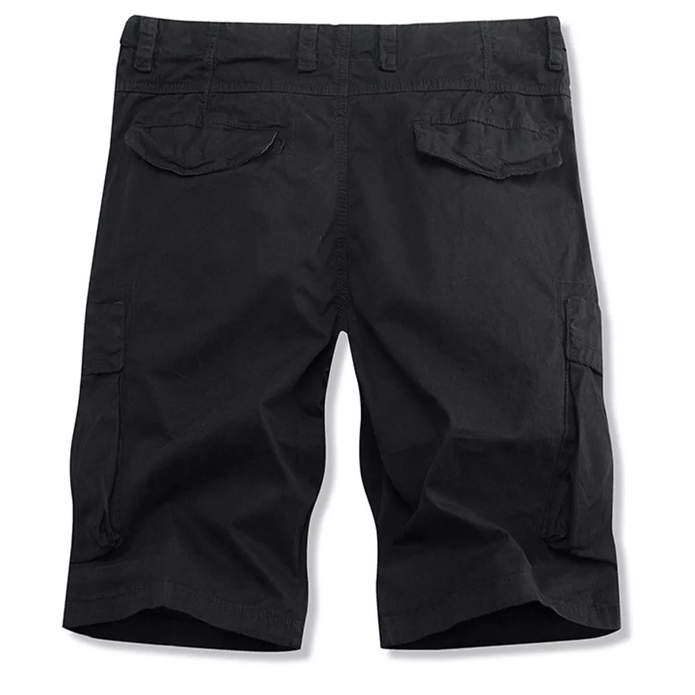 Maturelion Men's Breathable Loose Straight Peplum Summer Shorts (Plus Size Available)