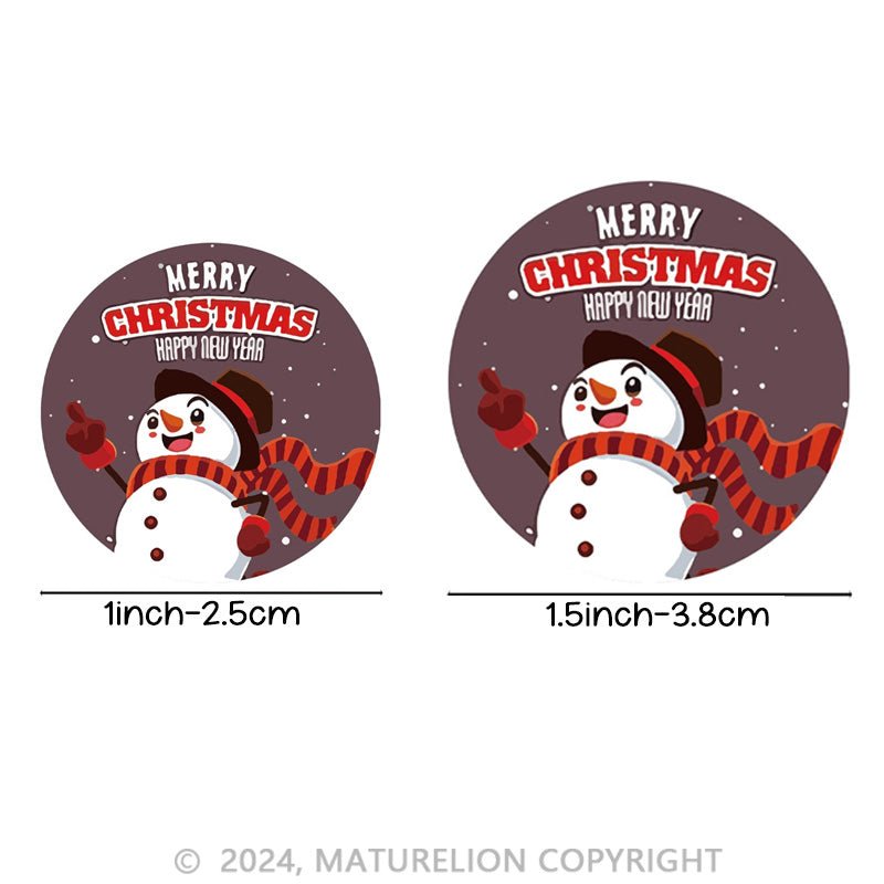 Maturelion Christmas Funny Stickers