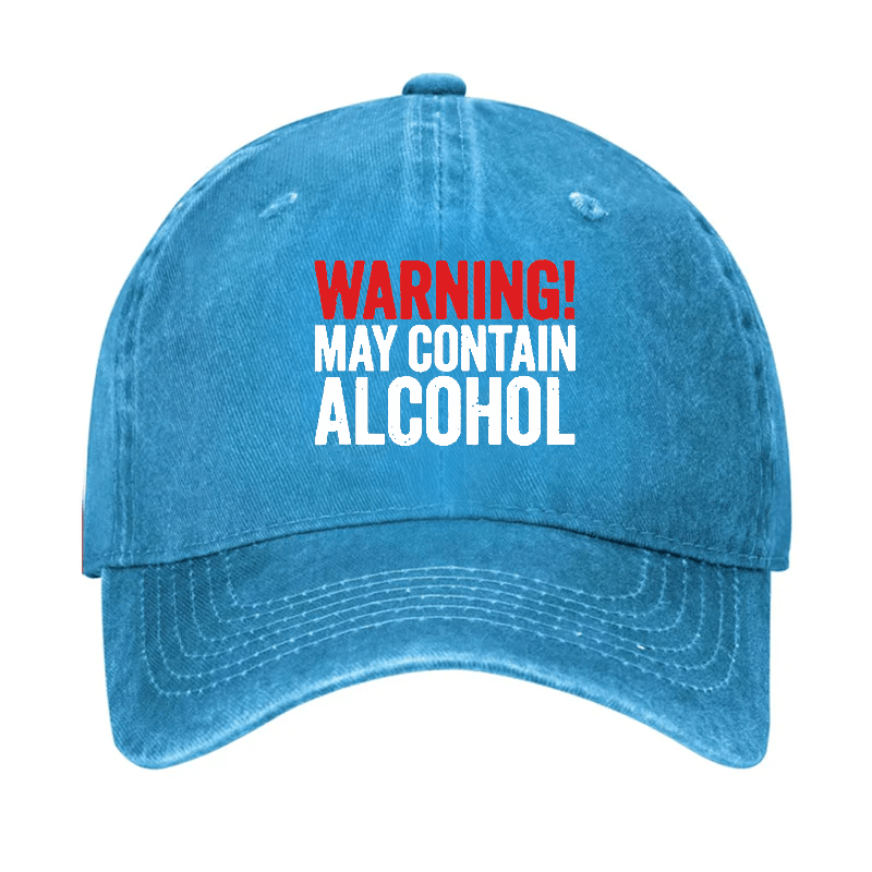 Warning May Contain Alcohol Cap