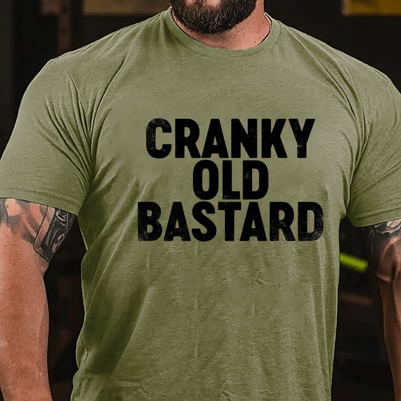 Cranky Old Bastard Cotton T-shirt
