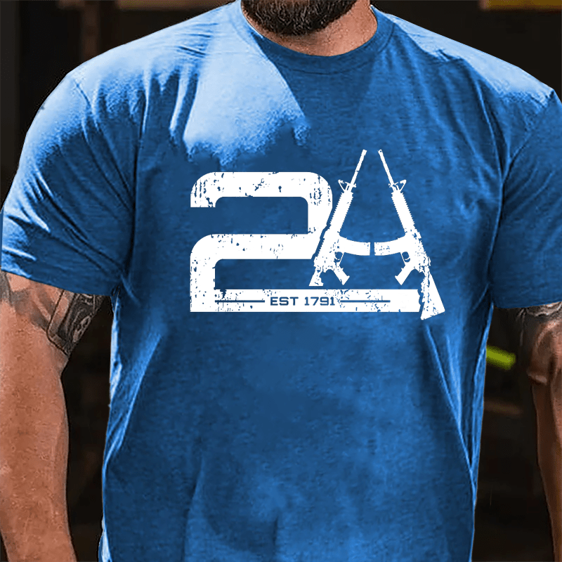 2nd Amendment EST 1791 Cotton T-shirt