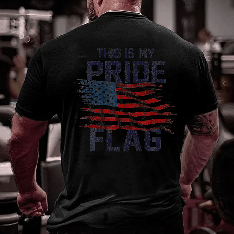 This Is My Pride USA Flag Cotton T-shirt