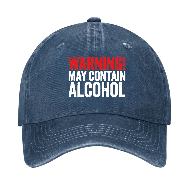 Warning May Contain Alcohol Cap