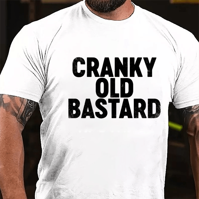 Cranky Old Bastard Cotton T-shirt