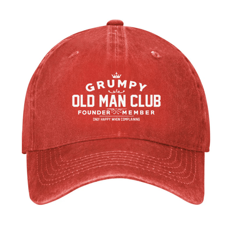 Grumpy Old Man Club Cap