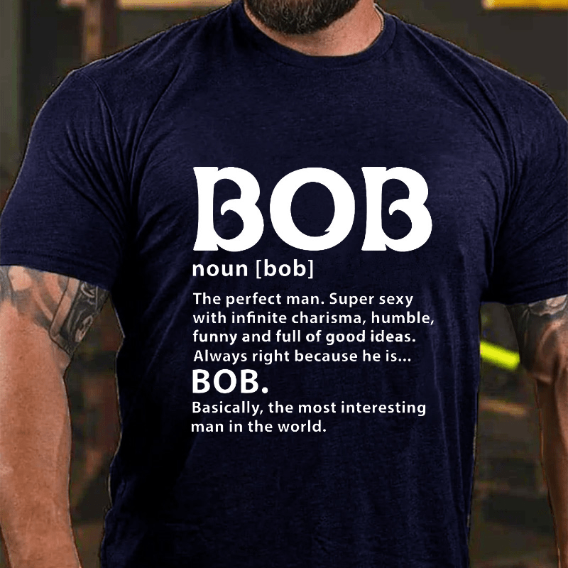 Bob Definition Men Cotton T-shirt