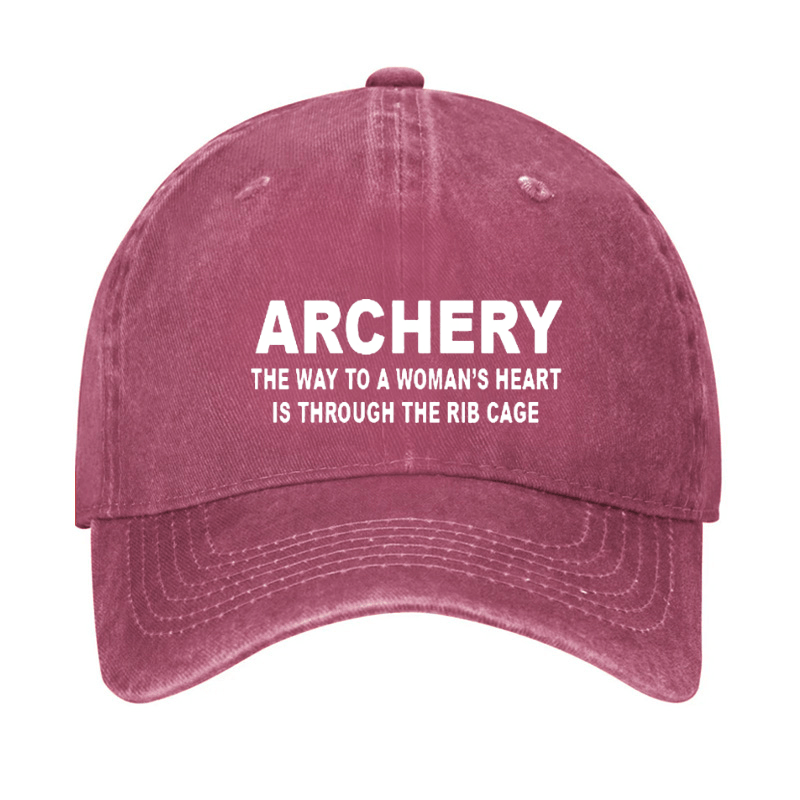 Archery the Way to a Woman's Heart Is Through the Rib Cage Cap