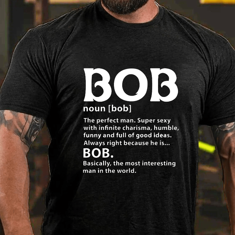 Bob Definition Men Cotton T-shirt