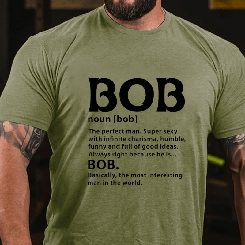 Bob Definition Men Cotton T-shirt