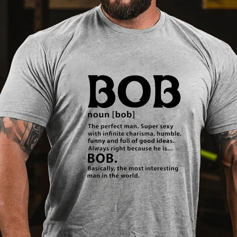 Bob Definition Men Cotton T-shirt