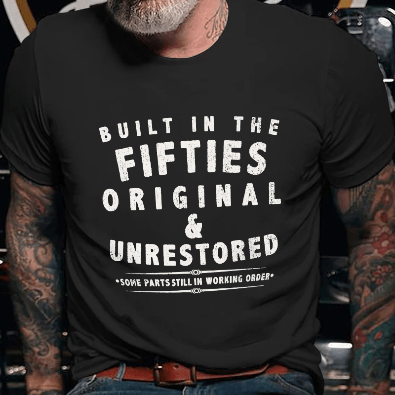 Built In The Fifties Original Cotton T-shirt