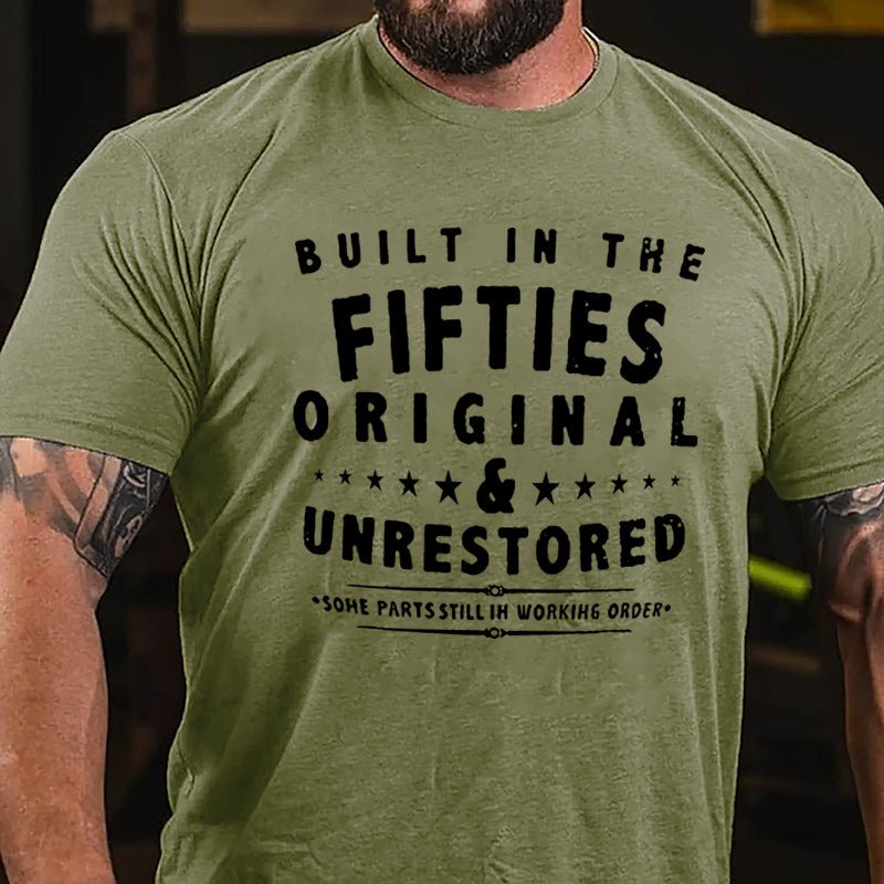 Built In The Fifties Original Unrestored Some Parts Still In Working Order Cotton T-shirt