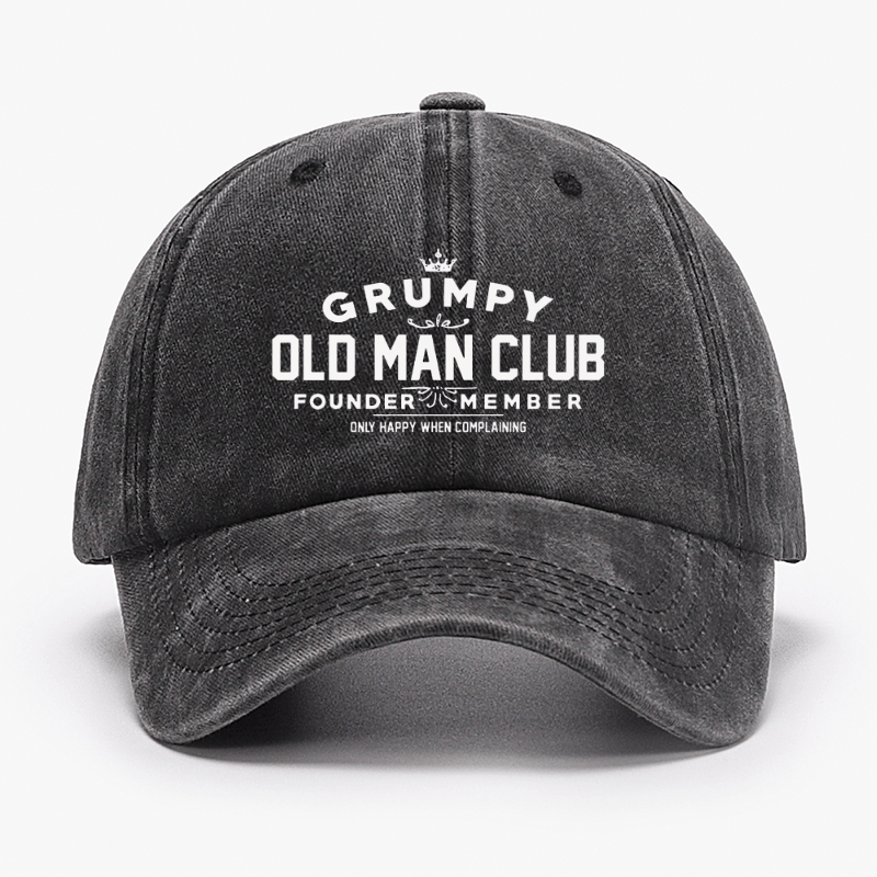 Grumpy Old Man Club Cap