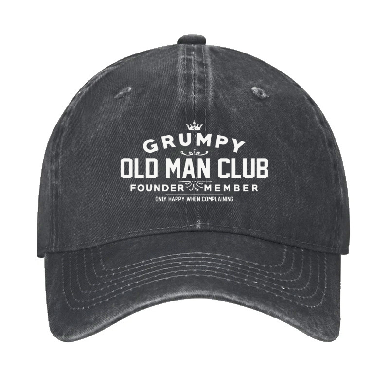 Grumpy Old Man Club Cap