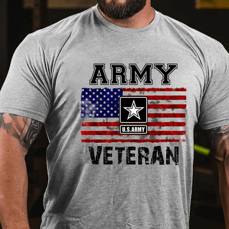 Army U.S.Army Veteran Cotton T-shirt