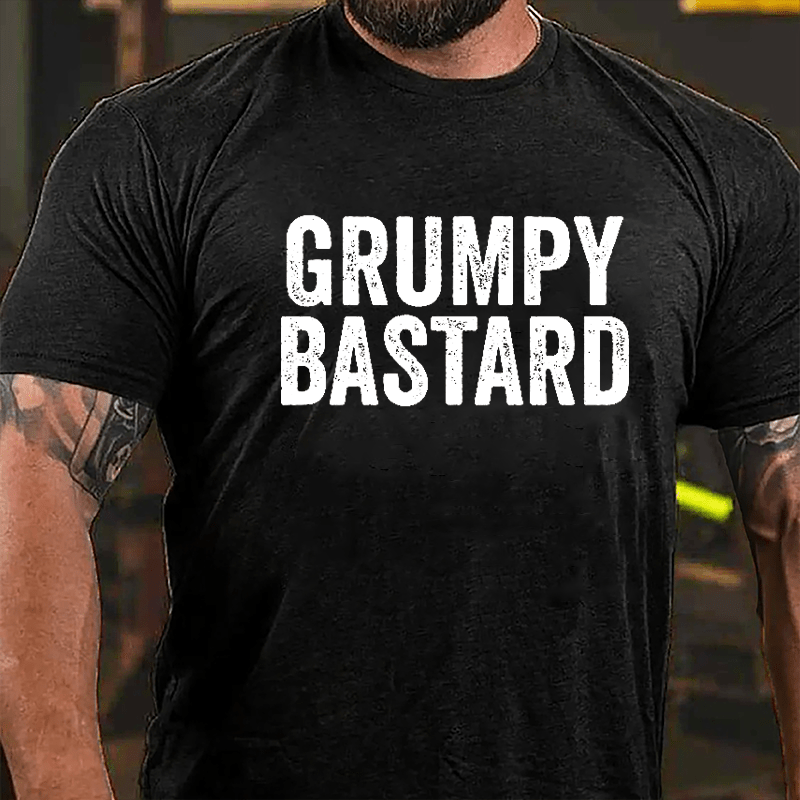 Grumpy Bastard Men's Cotton T-shirt