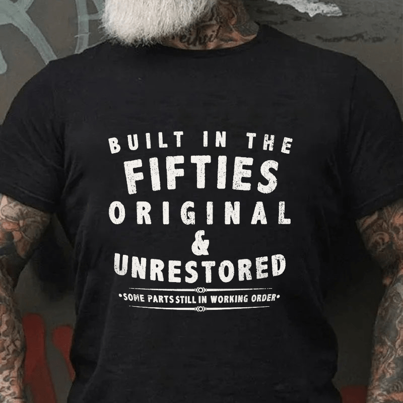 Built In The Fifties Original Cotton T-shirt