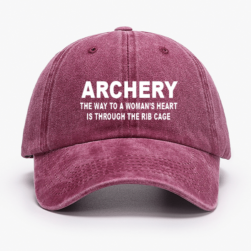 Archery the Way to a Woman's Heart Is Through the Rib Cage Cap