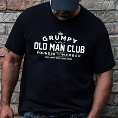 Grumpy Old Man Club Cotton T-shirt