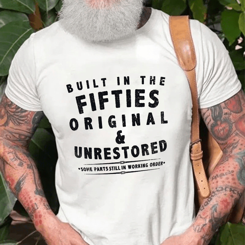 Built In The Fifties Original Cotton T-shirt