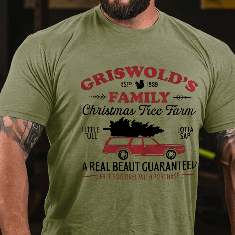 Christmas Movie Griswold's Family Christmas Tree Farm Cotton T-shirt