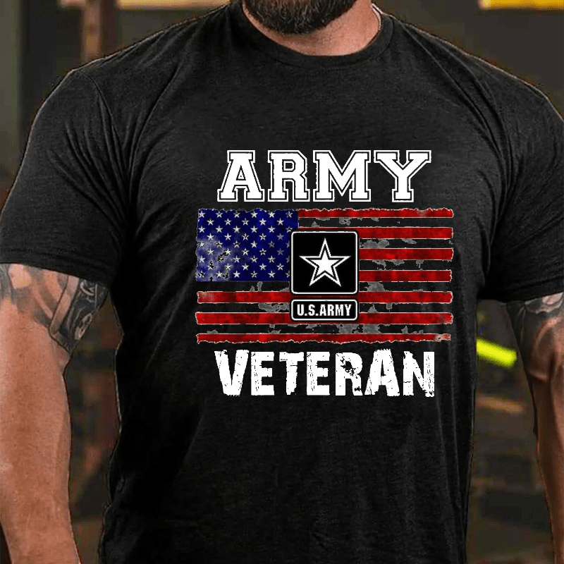 Army U.S.Army Veteran Cotton T-shirt