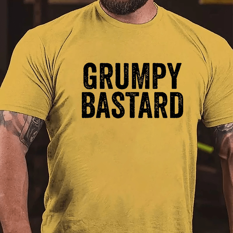 Grumpy Bastard Men's Cotton T-shirt