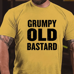 Grumpy Old Bastard Cotton T-shirt